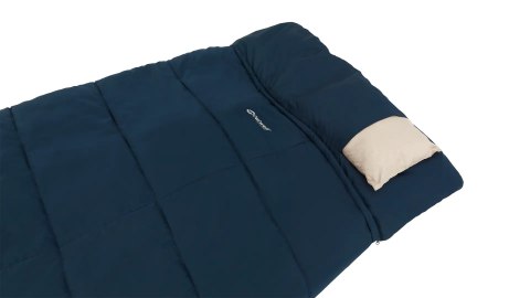 Outwell Contour Lux XL Dorosły Śpiwór prostokątny Poliester Niebieski