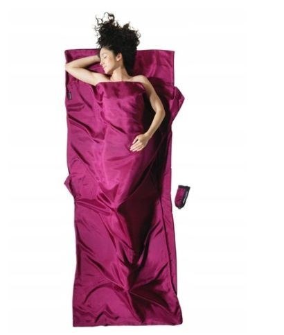 Wkładka do śpiwora Cocoon TravelSheet Silk, mulberry red