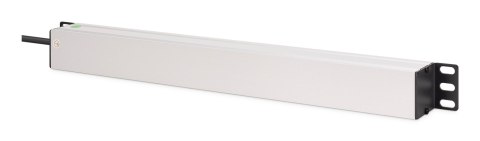 Digitus DN-95440 rozdzielacz zasilania PDU 9 x gniazdo sieciowe 1U Czarny, Srebrny