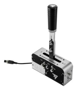 Thrustmaster 4060306 kontroler gier Czarny, Srebrny USB Hamulec ręczny PC, PlayStation 4, PlayStation 5, Xbox One, Xbox One S, X