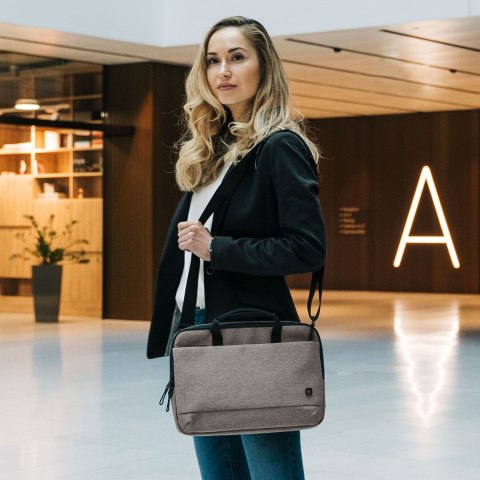 DICOTA Slim Eco MOTION 14 - 15.6" 39,6 cm (15.6") Aktówka Szary