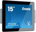 Iiyama TF1515MC-B2 monitor komputerowy 38,1 cm (15") 1024 x 768 px XGA LED Ekran dotykowy Czarny