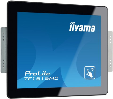Iiyama TF1515MC-B2 monitor komputerowy 38,1 cm (15") 1024 x 768 px XGA LED Ekran dotykowy Czarny