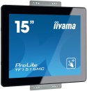 Iiyama TF1515MC-B2 monitor komputerowy 38,1 cm (15") 1024 x 768 px XGA LED Ekran dotykowy Czarny