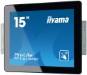 Iiyama TF1515MC-B2 monitor komputerowy 38,1 cm (15") 1024 x 768 px XGA LED Ekran dotykowy Czarny