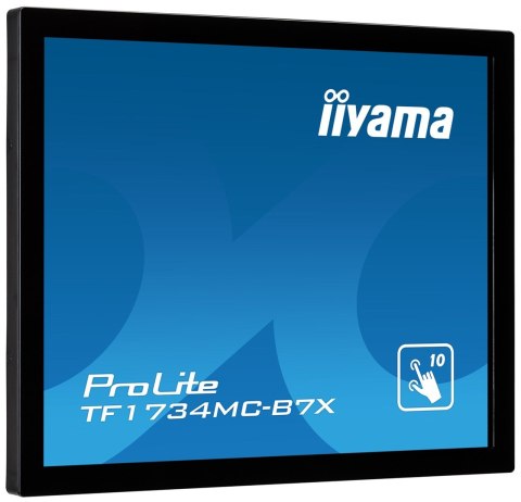 Iiyama TF1734MC-B7X monitor komputerowy 43,2 cm (17") 1280 x 1024 px SXGA LED Ekran dotykowy Czarny