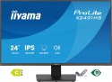 Iiyama ProLite X2491HS-B1 monitor komputerowy 60,5 cm (23.8") 1920 x 1080 px Full HD LCD Czarny