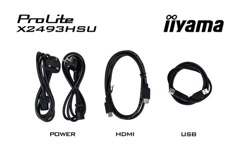 Iiyama ProLite X2493HSU-B1 monitor komputerowy 60,5 cm (23.8") 1920 x 1080 px Full HD LED Czarny