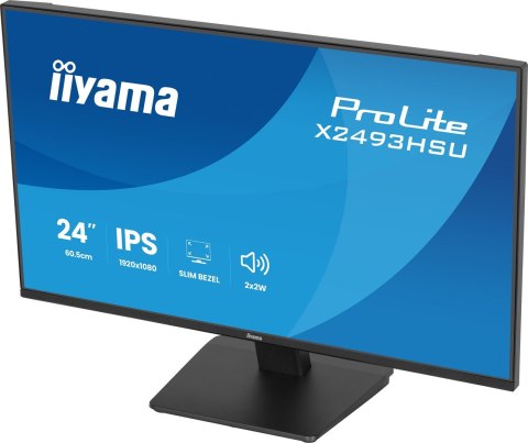 Iiyama ProLite X2493HSU-B1 monitor komputerowy 60,5 cm (23.8") 1920 x 1080 px Full HD LED Czarny