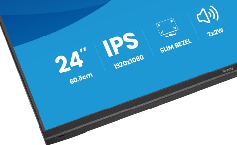 Iiyama ProLite X2497HSU-B1 monitor komputerowy 60,5 cm (23.8") 1920 x 1080 px Full HD LED Czarny