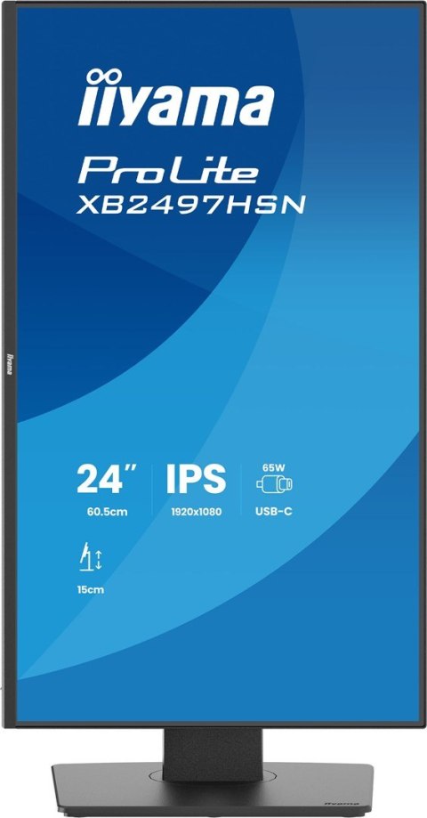 Iiyama ProLite XB2497HSN-B1 monitor komputerowy 60,5 cm (23.8") 1920 x 1080 px Full HD LED Czarny