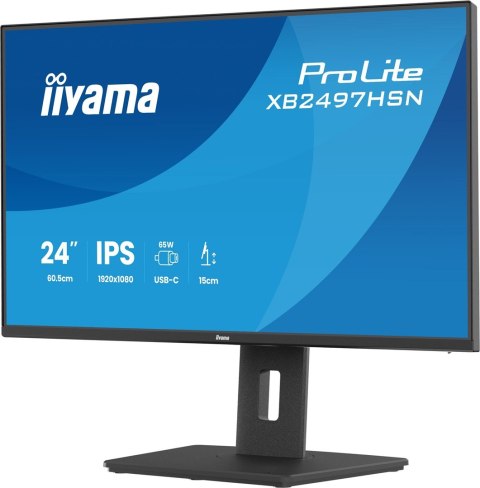 Iiyama ProLite XB2497HSN-B1 monitor komputerowy 60,5 cm (23.8") 1920 x 1080 px Full HD LED Czarny