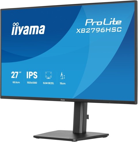 Iiyama ProLite XB2796HSC-B1 monitor komputerowy 68,6 cm (27") 1920 x 1080 px Full HD LED Czarny