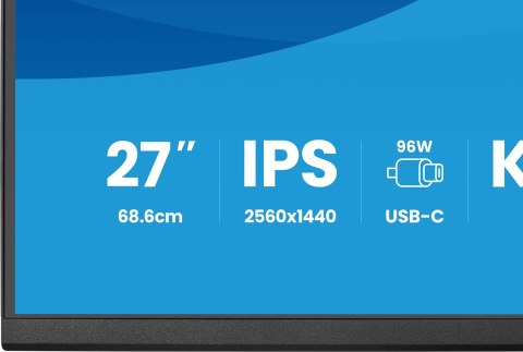 Iiyama ProLite XB2797QSNP-B1 monitor komputerowy 68,6 cm (27") 2560 x 1440 px Quad HD LED Czarny