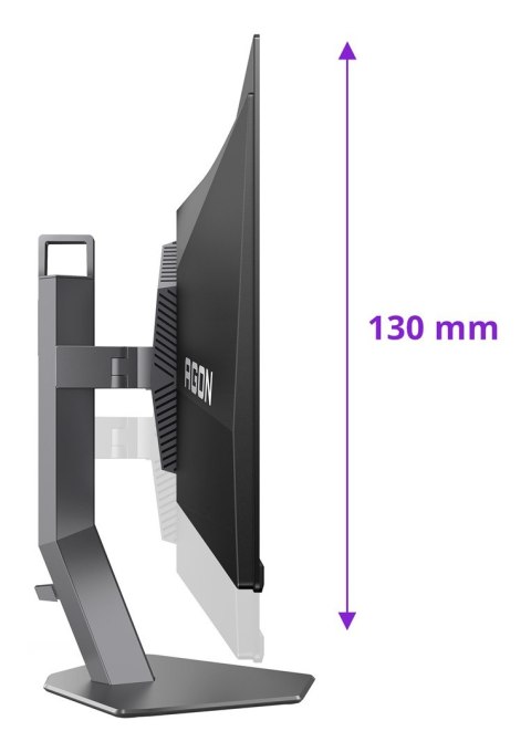 AOC AGON PRO AG276QKD2 monitor komputerowy 67,3 cm (26.5") 2560 x 1440 px Quad HD QD-OLED Czarny, Szary