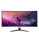 Arozzi Nova 34" Curved monitor komputerowy 86,4 cm (34") 3440 x 1440 px 4K Ultra HD LED Fioletowy