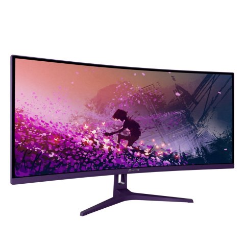 Arozzi Nova 34" Curved monitor komputerowy 86,4 cm (34") 3440 x 1440 px 4K Ultra HD LED Fioletowy