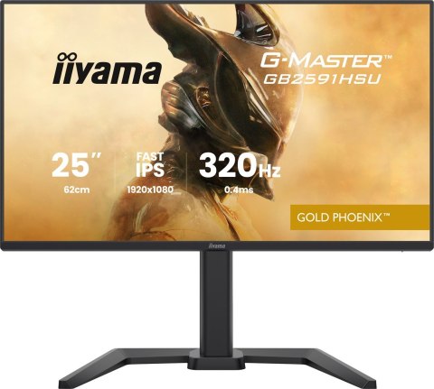 Iiyama G-MASTER GB2591HSU-B1 monitor komputerowy 62,2 cm (24.5") 1920 x 1080 px Full HD LED Czarny