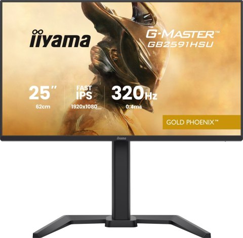 Iiyama G-MASTER GB2591HSU-B1 monitor komputerowy 62,2 cm (24.5") 1920 x 1080 px Full HD LED Czarny