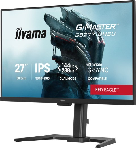 Iiyama G-MASTER GB2771UHSU-B1 monitor komputerowy 68,6 cm (27") 3840 x 2160 px 4K Ultra HD LED Czarny