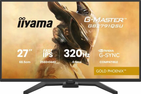 Iiyama G-MASTER GB2791QSU-B1 monitor komputerowy 68,6 cm (27") 2560 x 1440 px Wide Quad HD Czarny