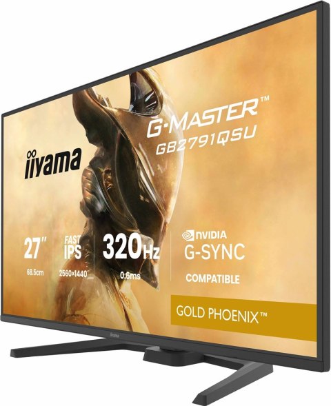 Iiyama G-MASTER GB2791QSU-B1 monitor komputerowy 68,6 cm (27") 2560 x 1440 px Wide Quad HD Czarny
