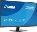 Iiyama ProLite X2793QSU-B1 monitor komputerowy 68,6 cm (27") 2560 x 1440 px Quad HD LED Czarny