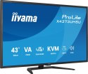 Iiyama ProLite X4373UHSU-B2 monitor komputerowy 108 cm (42.5") 3840 x 2160 px 4K Ultra HD LED Czarny