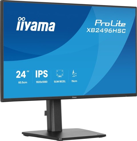 Iiyama ProLite XB2496HSC-B1 monitor komputerowy 60,5 cm (23.8") 1920 x 1080 px Full HD LED Czarny
