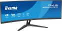 Iiyama ProLite XCB4594DQSU-B1 monitor komputerowy 113 cm (44.5") 5120 x 1440 px Dual QHD LED Czarny