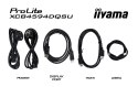 Iiyama ProLite XCB4594DQSU-B1 monitor komputerowy 113 cm (44.5") 5120 x 1440 px Dual QHD LED Czarny
