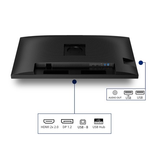 Philips 3000 series 32B2N3500/00 monitor komputerowy 80 cm (31.5") 2560 x 1440 px Quad HD LCD Czarny