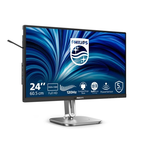 Philips 4000 series 24B2N4200/00 monitor komputerowy 60,5 cm (23.8") 1920 x 1080 px Full HD LCD Szary