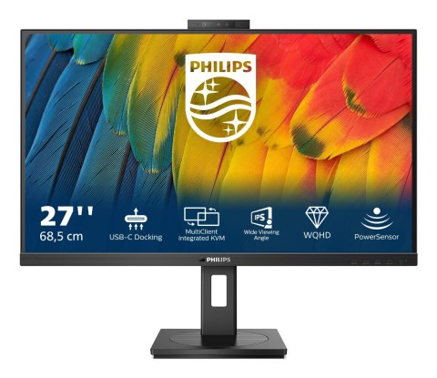 Philips 5000 series 27B1U5601H/00 monitor komputerowy 68,6 cm (27") 2560 x 1440 px Quad HD LCD Czarny
