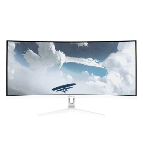 Arozzi Nova 34" Curved monitor komputerowy 86,4 cm (34") 3440 x 1440 px 4K Ultra HD LED Biały