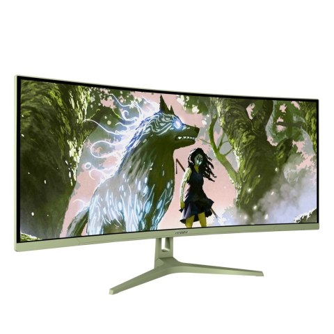Arozzi Nova 34" Curved monitor komputerowy 86,4 cm (34") 3440 x 1440 px 4K Ultra HD LED Zielony