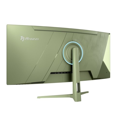 Arozzi Nova 34" Curved monitor komputerowy 86,4 cm (34") 3440 x 1440 px 4K Ultra HD LED Zielony