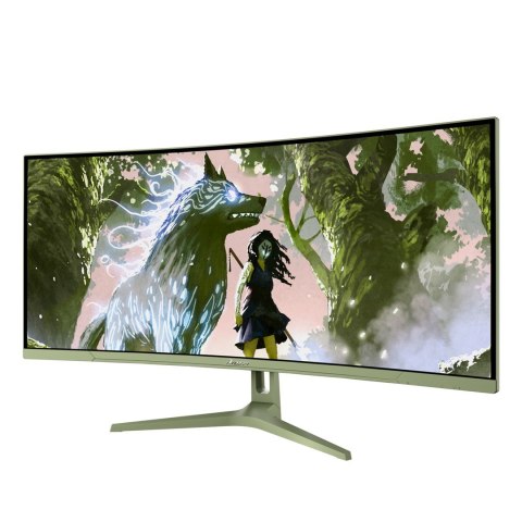Arozzi Nova 34" Curved monitor komputerowy 86,4 cm (34") 3440 x 1440 px 4K Ultra HD LED Zielony