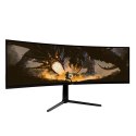 Arozzi Nova 49" Curved monitor komputerowy 124,5 cm (49") 5120 x 1440 px Dual QHD LED Czarny