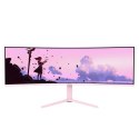Arozzi Nova 49" Curved monitor komputerowy 124,5 cm (49") 5120 x 1440 px Dual QHD LED Różowy