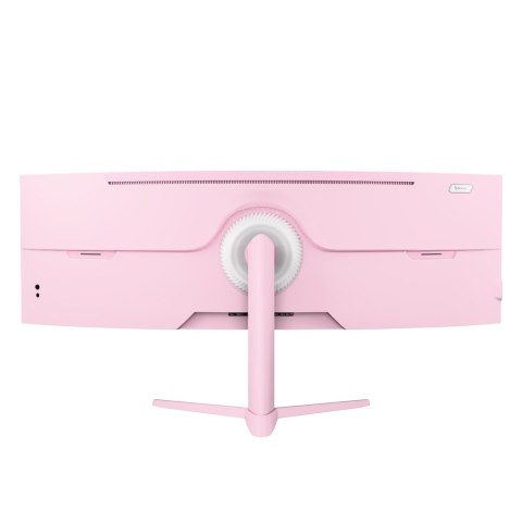 Arozzi Nova 49" Curved monitor komputerowy 124,5 cm (49") 5120 x 1440 px Dual QHD LED Różowy