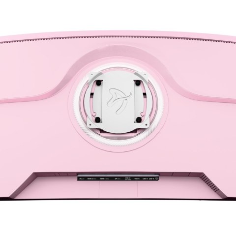 Arozzi Nova 49" Curved monitor komputerowy 124,5 cm (49") 5120 x 1440 px Dual QHD LED Różowy