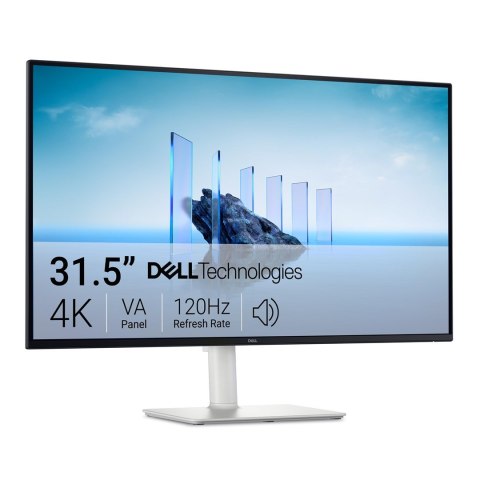 DELL Plus S3225QS monitor komputerowy 80 cm (31.5") 3840 x 2160 px 4K Ultra HD LCD Srebrny