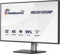 Iiyama ProGraphic HB3201UHSNP-B1 monitor komputerowy 80 cm (31.5") 3840 x 2160 px Czarny