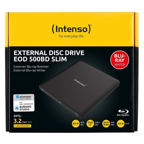 Intenso EOD 500BD Slim dysk optyczny Blu-Ray ROM Czarny