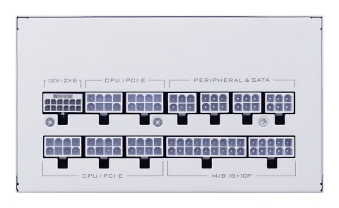 Lian Li SX1000P moduł zasilaczy 1000 W 20+4 pin ATX ATX Biały