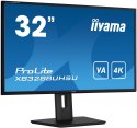 Monitor komputerowy iiyama ProLite XB3288UHSU-B5 80 cm (31.5") 3840 x 2160 px 4K Ultra HD LCD Czarny