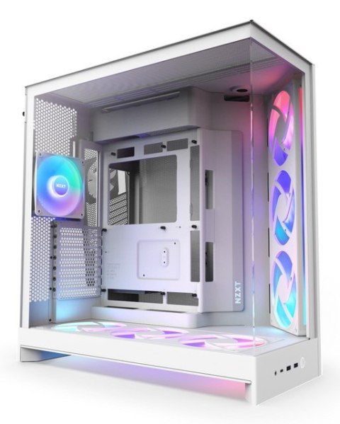 NZXT H9 Flow RGB+ Midi Tower Biały
