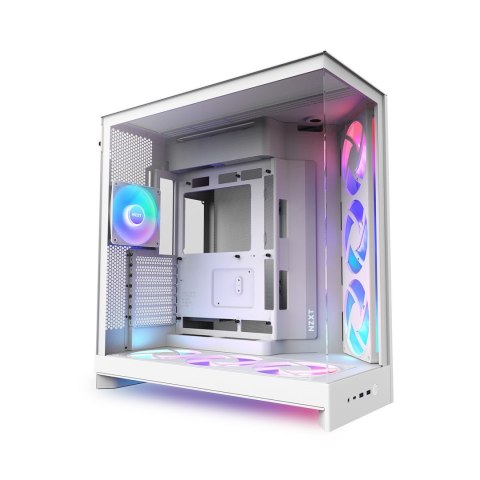 NZXT H9 Flow RGB+ Midi Tower Biały