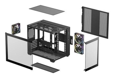 DeepCool CG330 3F Tower Czarny